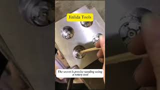 [Jinlida Tools] Satisfying Metal Mold Polishing 🤯 Precision Machining Hacks!