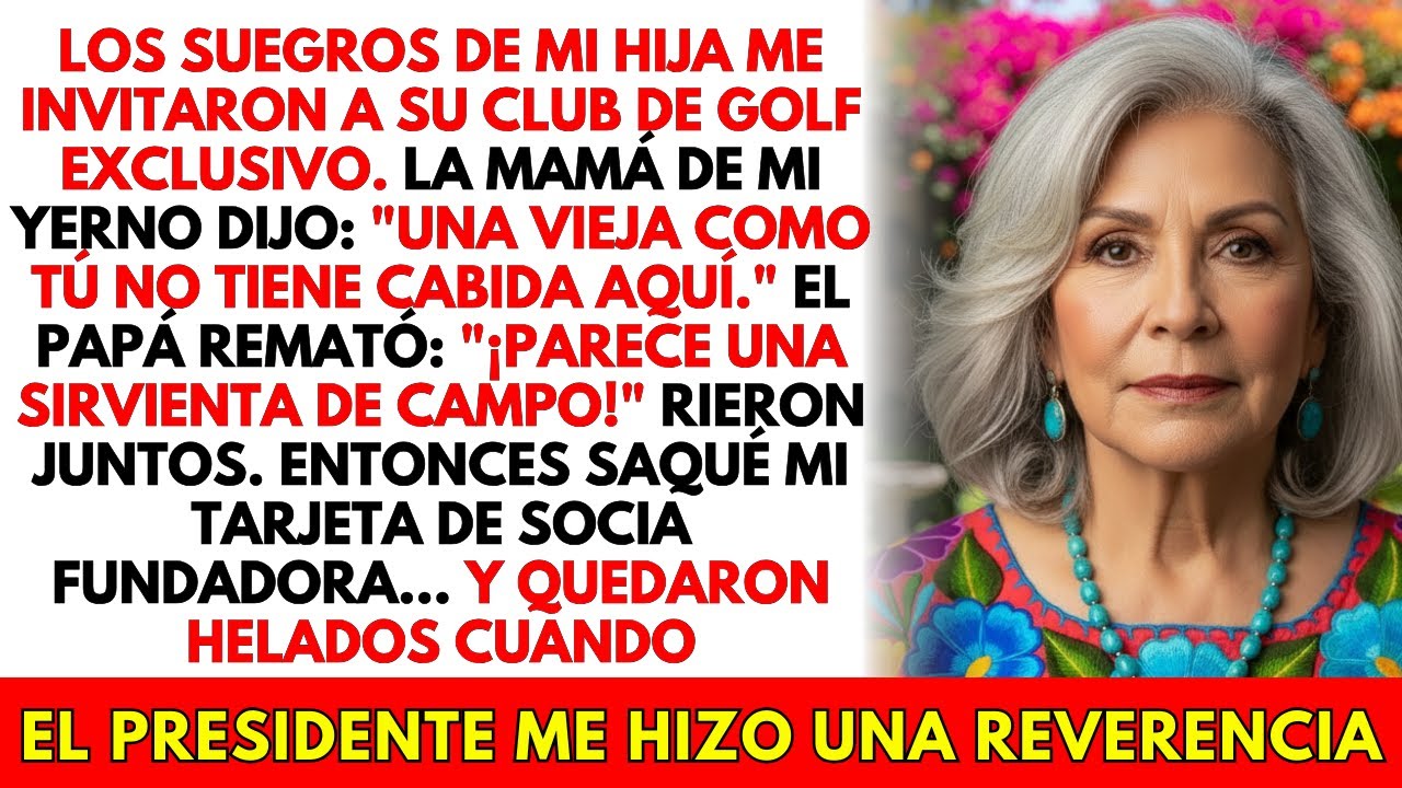 La familia de mi yerno me invitó a su club exclusivo para humillarme... sin saber que era mío