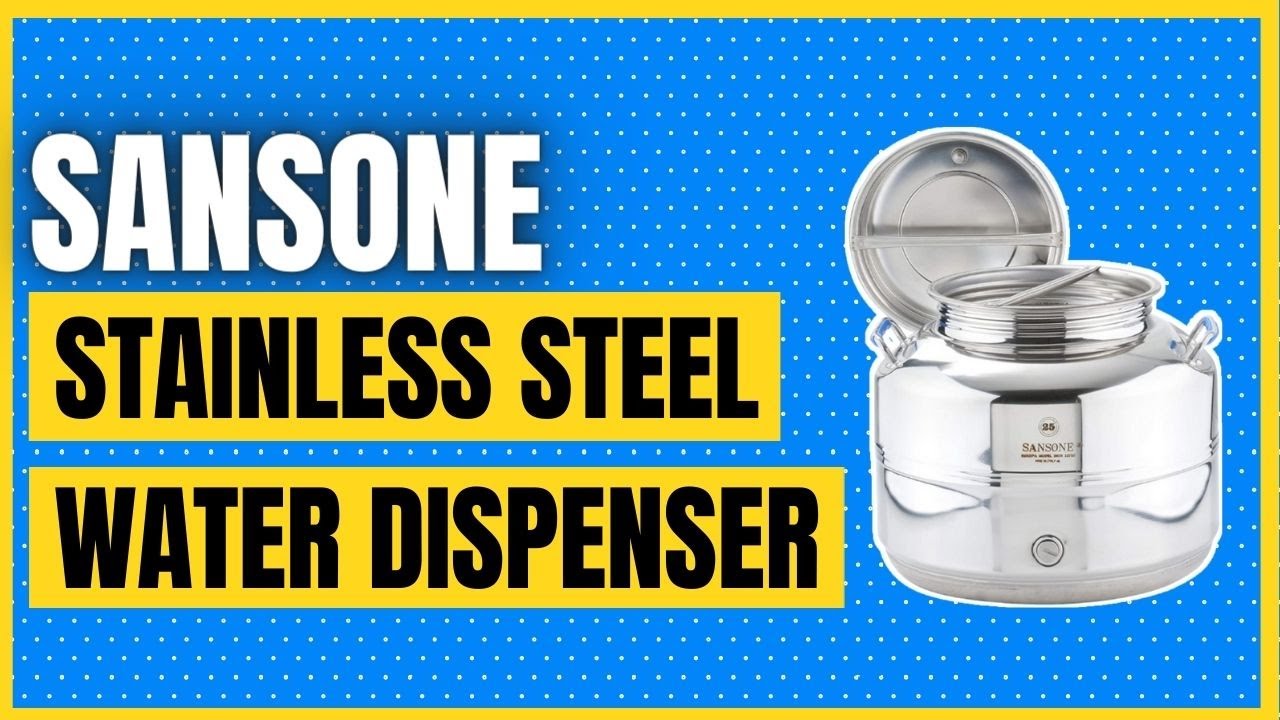 Sansone Stainless Steel Water Dispenser with Spigot