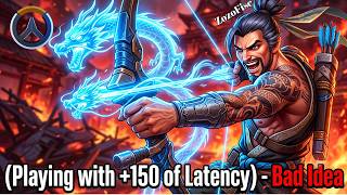 This is how it looks playing with +150 latency... |Overwatch 2|