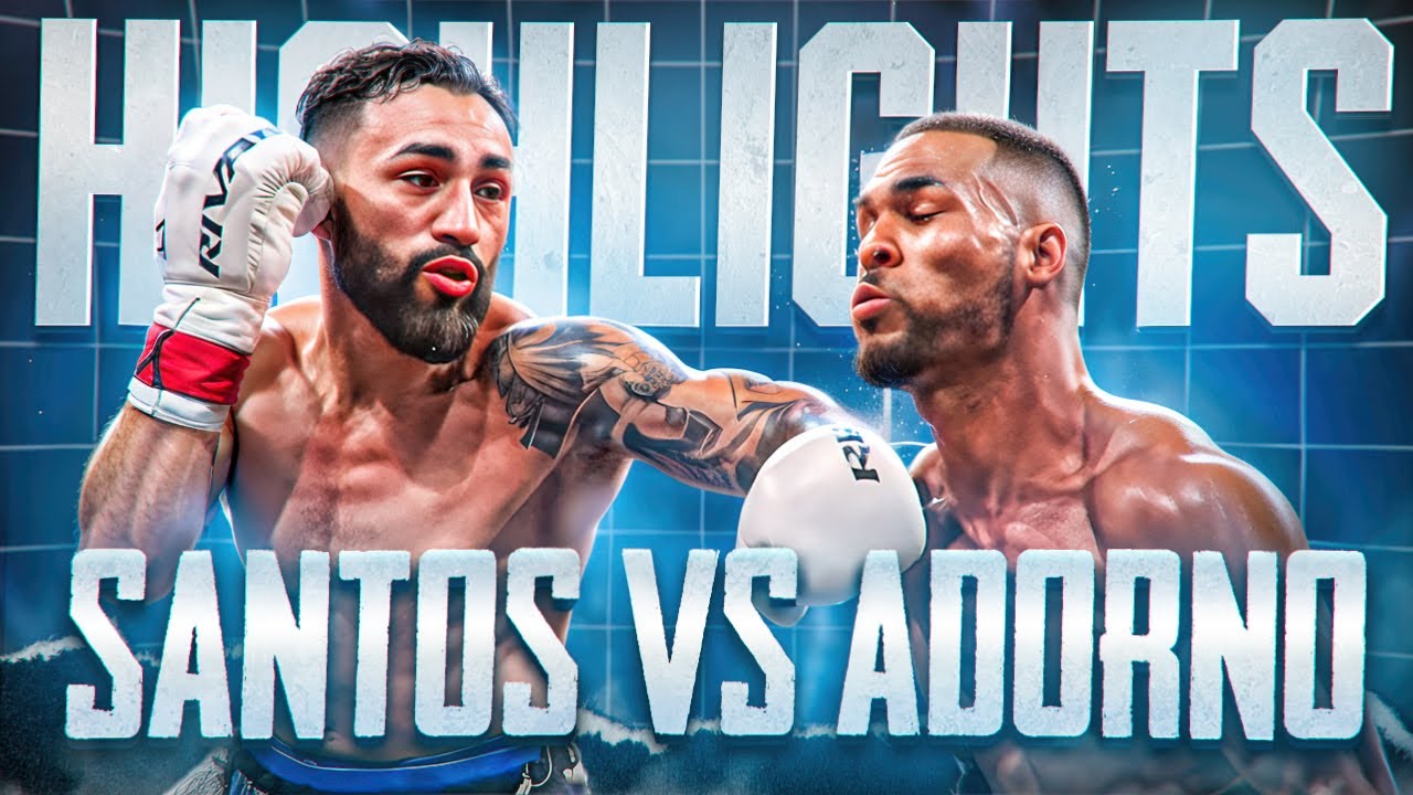 Edwin De Los Santos vs Joseph Adorno HIGHLIGHTS | BOXING FULL FIGHT HD