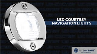 LED Courtesy Navigation Lights BY: FIVE OCEANS