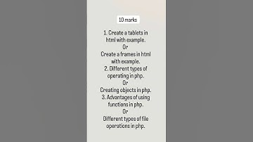 web programming important questions for 4 th sem BCA #bca #degree #students