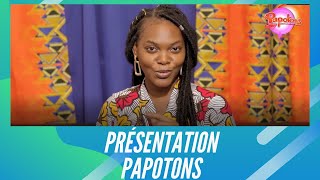 La Présentatrice Du Talk-Show Papotons