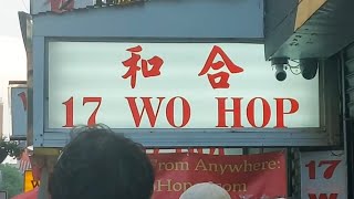 LIVE -NYC - Chinatown - Dinner at Wo Hop / Walk thru Little Italy - Tuesday, August 15, 2023