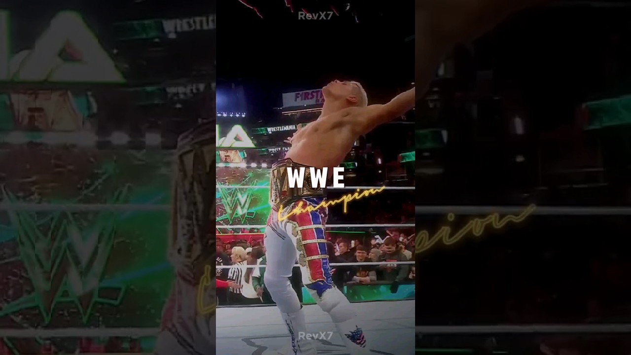 Cody Rhodes Finished His Story At WrestleMania XL 🥹 Edit