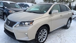 New Tan Cashmere on Parchment 2015 Lexus RX 350 AWD Technology Package Review at Lexus of Edmonton