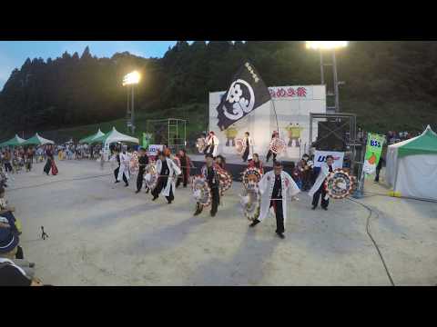 第13回八頭町きらめきまつり 貝殻節中北連Ver 2017/7/30 4K撮影