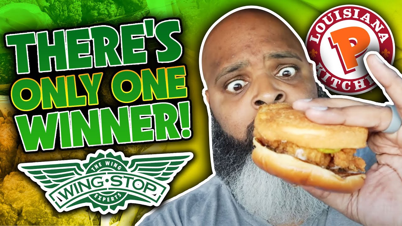 WingStop Chicken Sandwich vs Popeyes Chicken Sandwich YouTube