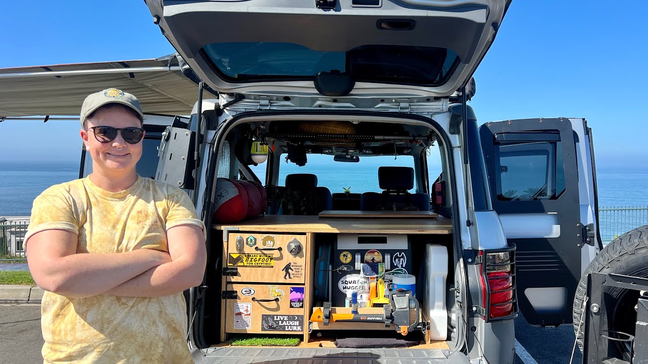The Perfect Micro Camper Honda Element Conversion YouTube