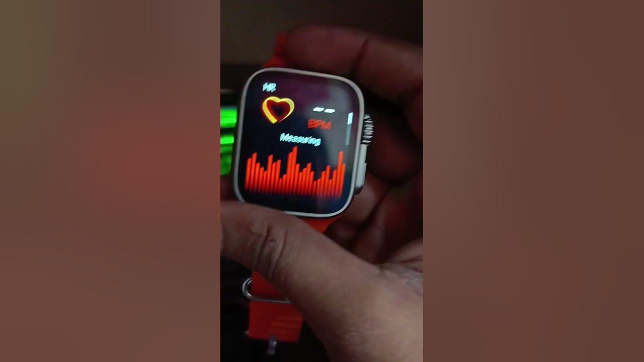 X8 ultra smartwatch fake heart rate sensoryoutubeshorts youtube 