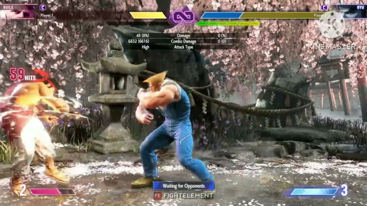 ( Fighting Element ) Combo Guile Max Damage 9802 - 84 Hits ( BETA )