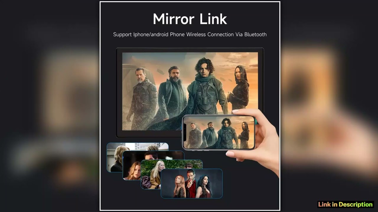 Android 12 Car Headrest Monitor 101 IPS Touch Screen Tablet with WiFiBTHD Video Seat Entertainment