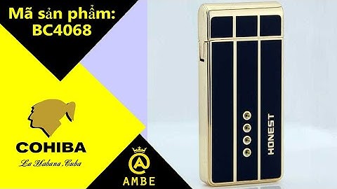 Bật lửa điện USB cảm ứng lắc tay Honest BCZ4068 - Ambe.vn