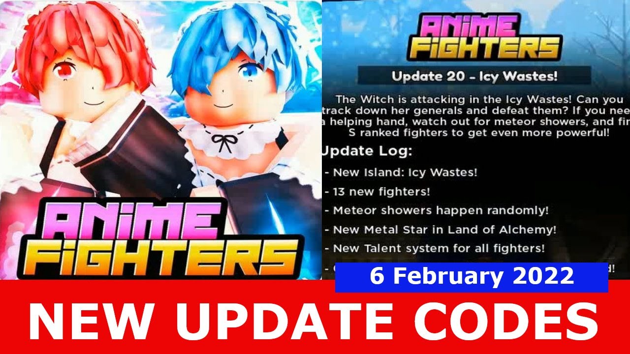 NEW UPDATE CODES *ICY WASTES WORLD* [UPD 20 + X3] Anime Fighters