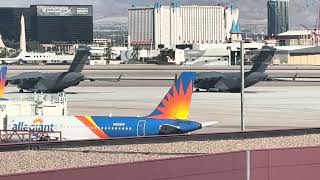 Two USAF C-17 GlobeMasters at Las Vegas Harry Reid airport