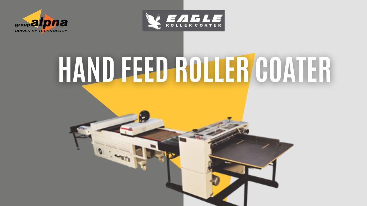 Alpna Eagle Hand feed Roller Coater for HSL Blister Coating
