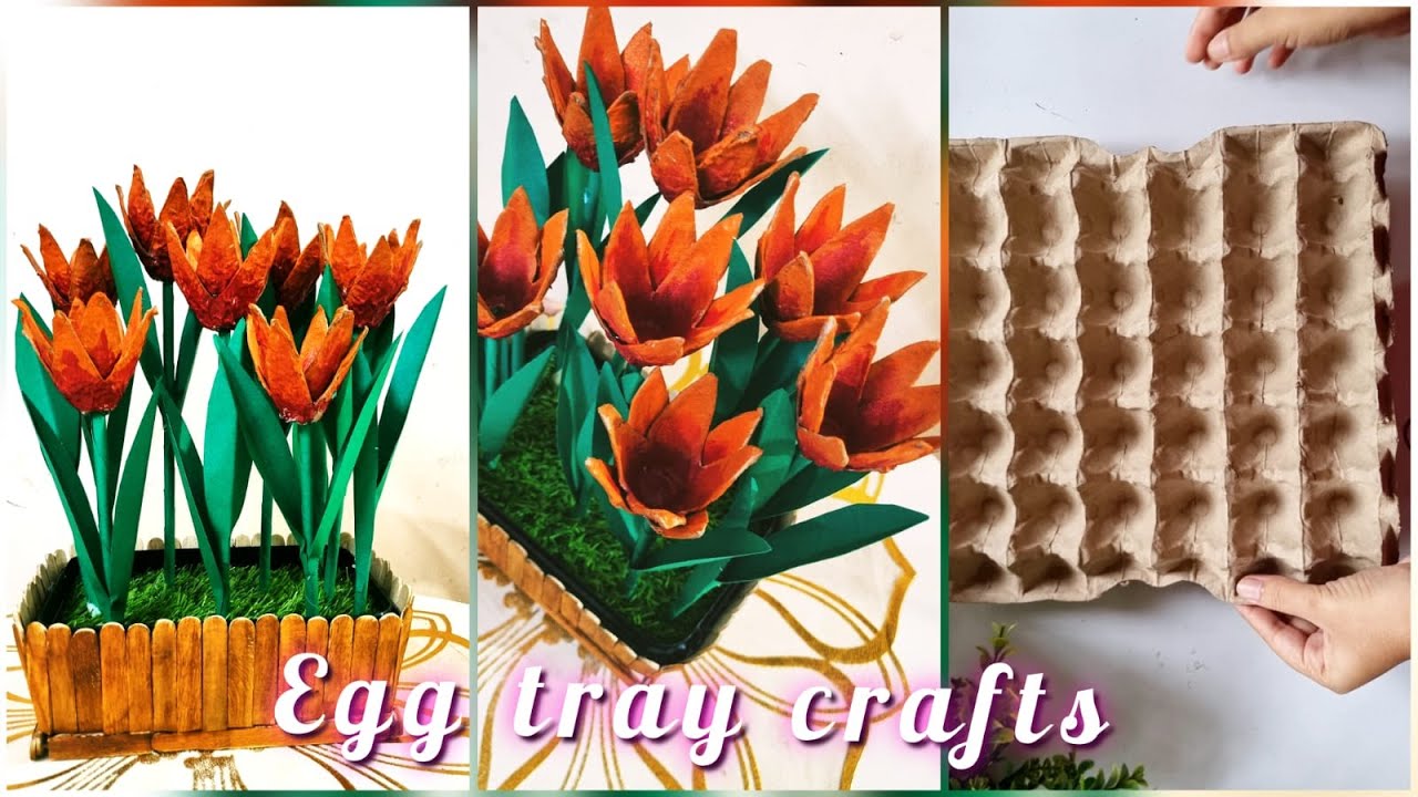 flower-from-egg-tray-egg-tray-craft-ideas-best-out-of-waste-youtube