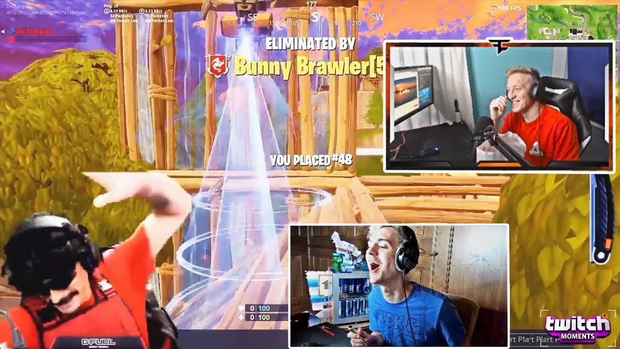 twitch moments funny Tfue and Ninja React to Fortnite Funny Moments TOGETHER! (Twitch Moments Reaction)