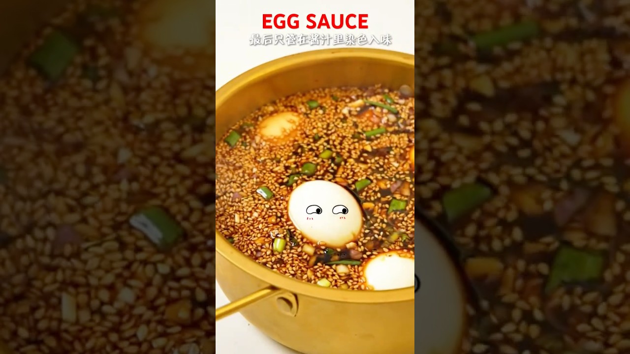 Lazy Egg Sauce Hack for Rice 🍳 Just Soak, Mix & Devour! 
