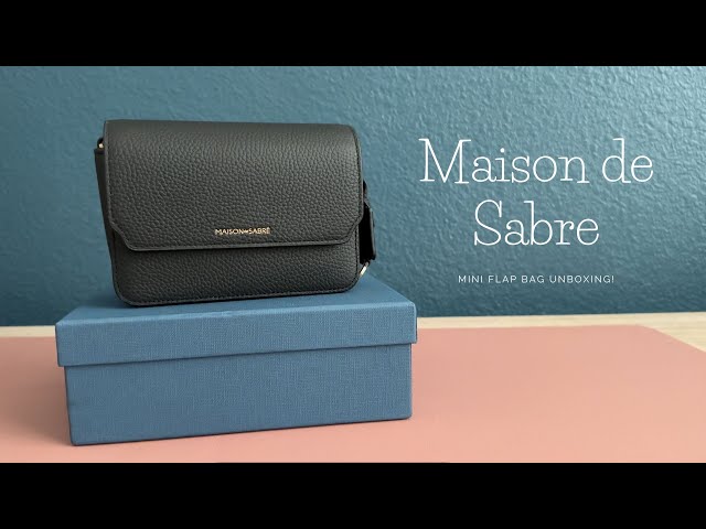 Maison de Sabre mini flap bag unboxing | quiet luxury? - YouTube