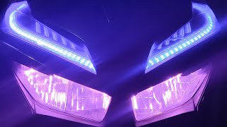 HOW TO INSTALL EYEBROW & DEMON EYE LIGHTS ON VARIO 150 LED