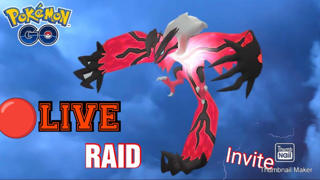 YVELTAL LIVE RAID Invite BOOSTED | 🔴Pokemon Go Live🔴