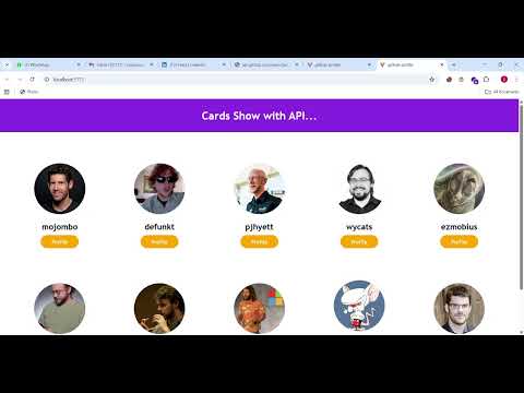 Fetch Data Using API to Show Profile Cards in UI | React