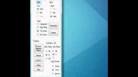 0xdbin: Bin/Dec/Hex Converter!