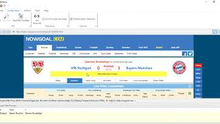 How to scrape home, away teams, league, match date from NOWGOAL URLs using Webharvy
