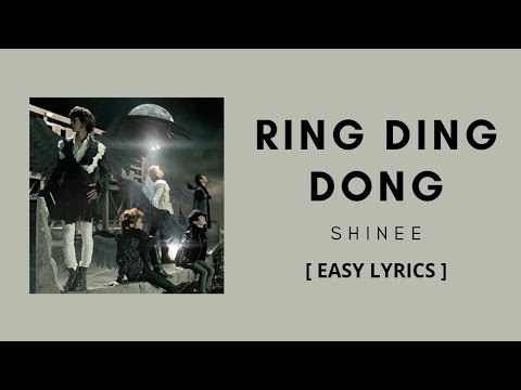 (Lyrics) RING DING DONG - SHINee [ EASY LYRICS ]