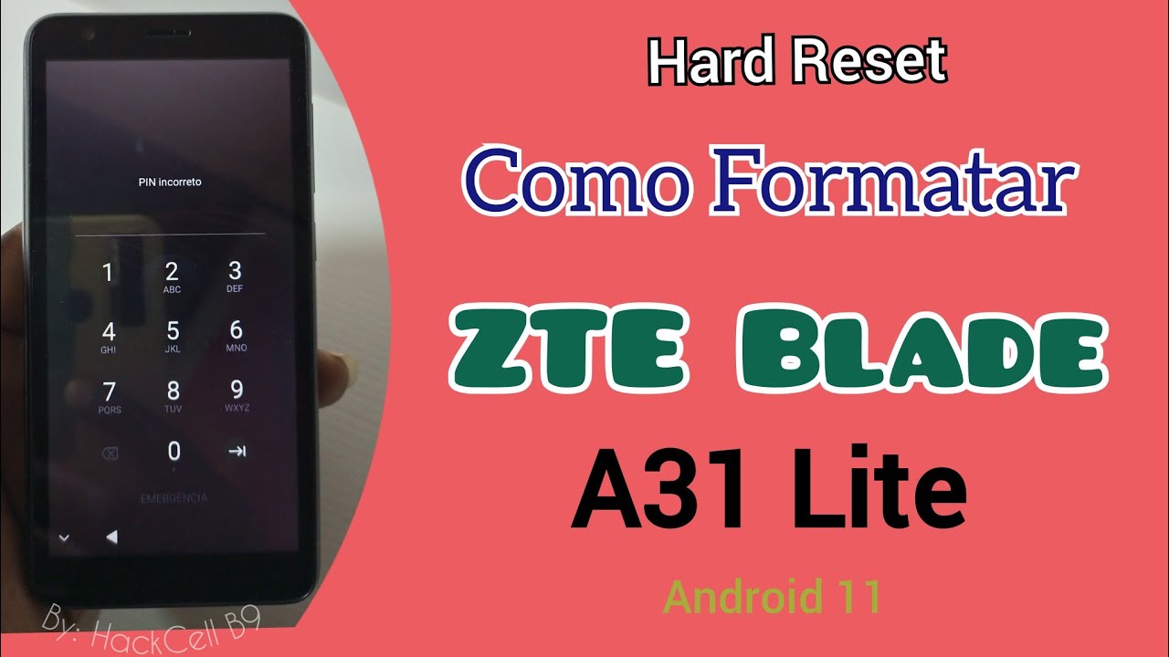 Como Formatar ZTE Blade A31 Lite da Vodacom / Hard Reset ZTE Blade A31 Lite Android 11