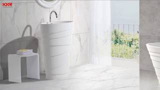 Celebrity Advanced KKR Solid Surface Freestanding Basin Customized Service Online Wealth