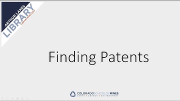 Finding Patents
