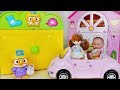 Baby doll Bag House and dress change toys pororo car play 아기인형 가방 드레스 하우스 뽀로로 장난감놀이 - 토이몽