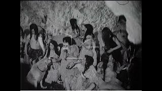 CAVEMEN DINE IN CAVES