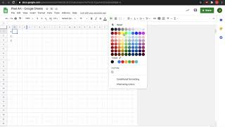 Pixel Art - Google Sheets