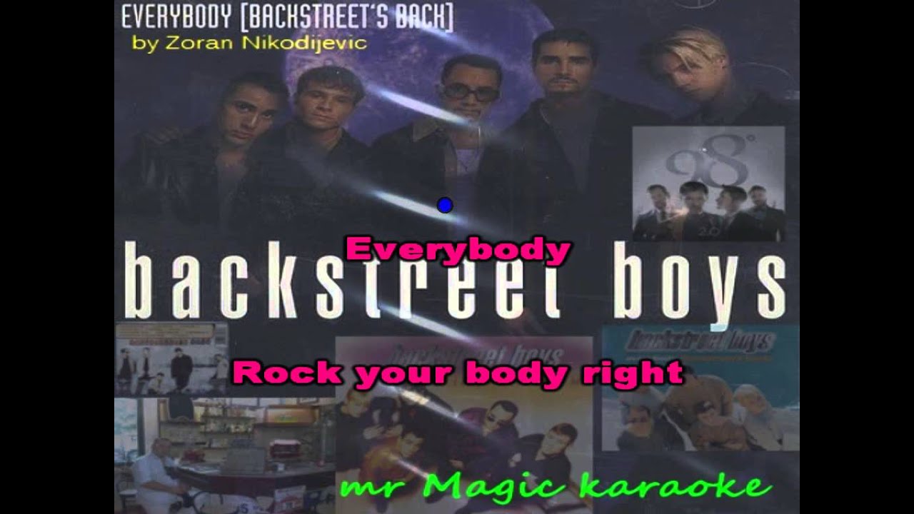 backstreet boys everybody karaoke mr.Magic mp4 YouTube