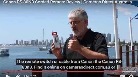 Canon RS-80N3 Corded Remote Review | Cameras Direct Australia