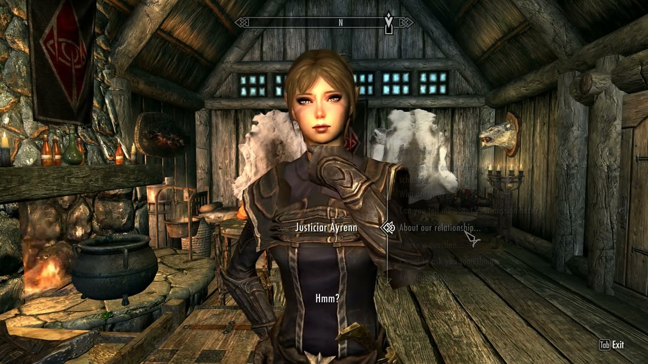 Skyrim Thalmor Follower Mod - 10 seconds of Thalmor romance (feat. Justiciar Ayrenn)