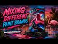 Mixing artist loft and deco art paint for amazing results!|paintingwithroosevelt
