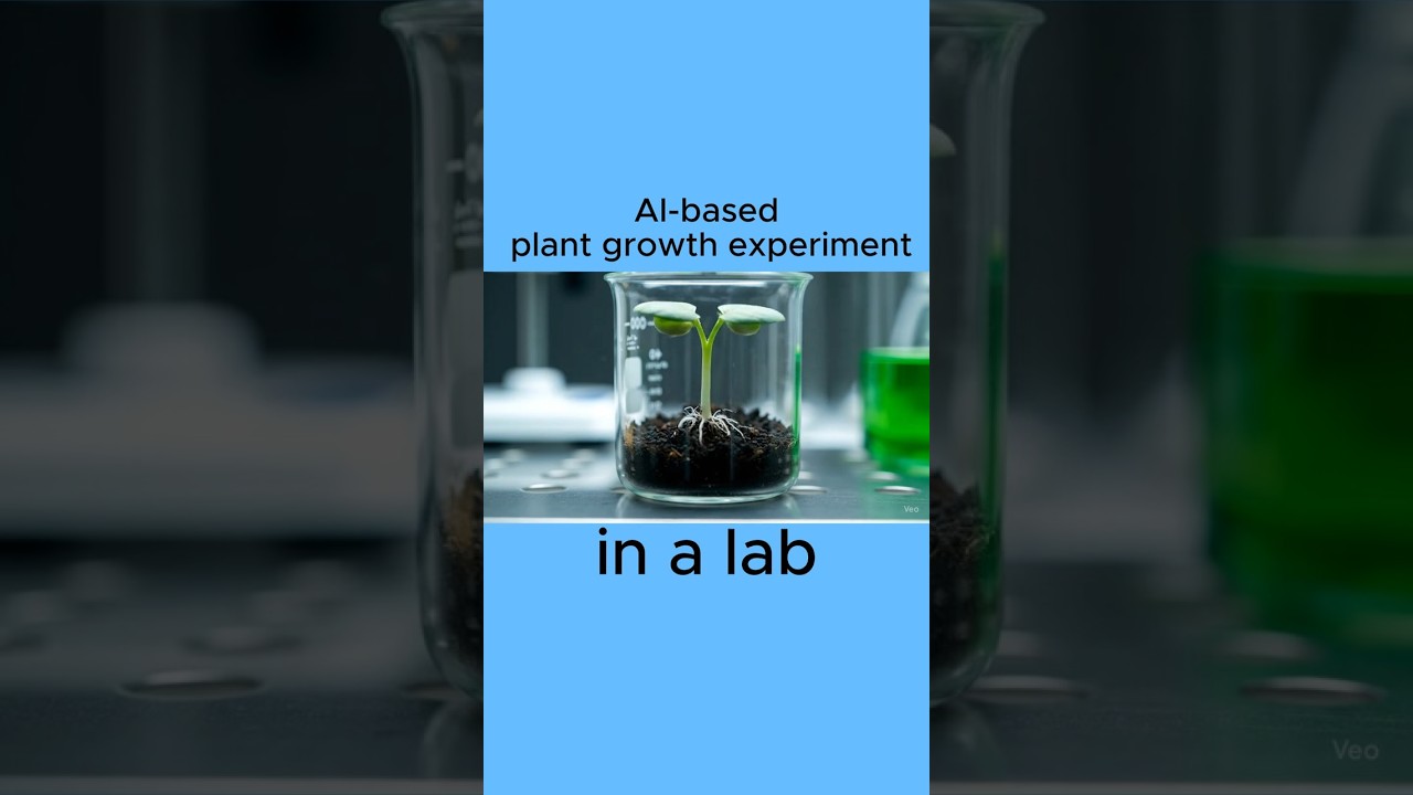 Plant growth experiment with AI 
