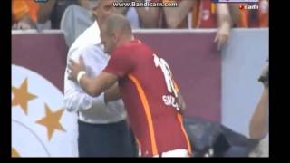 Galasaray Inter Sneijder Mançiniye 4 Yıldızlı Kağıt Verdi