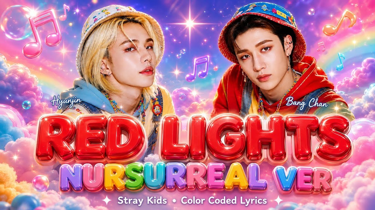 Cover Stray Kids (Bang Chan & Hyunjin) - Red Lights | Nursurreal Ver | (Color Coded Lyrics)