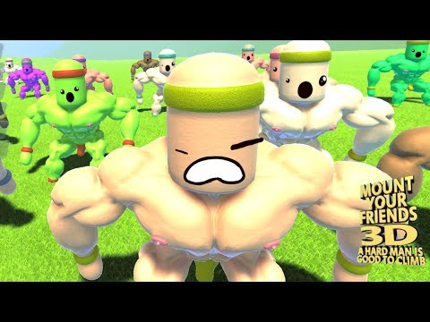 ВЫСОКАЯ БАШНЯ ИЗ МУЖИКОВ, НОВАЯ ИГРА | Mount Your Friends 3D