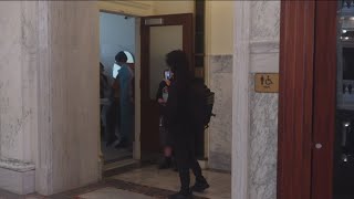 Multiple protesters detained at Idaho State Capitol during bathroom ban protest