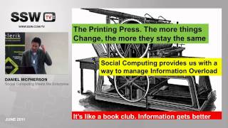 Daniel McPherson: Social Computing - Highlights Part 1