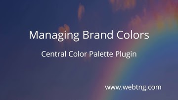 Brand Colors - Central Color Palette Plugin
