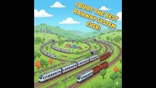 I BUILT THE BEST TRAIN SYSTEM EVER! (Itty Bitty Railway ROBLOX)