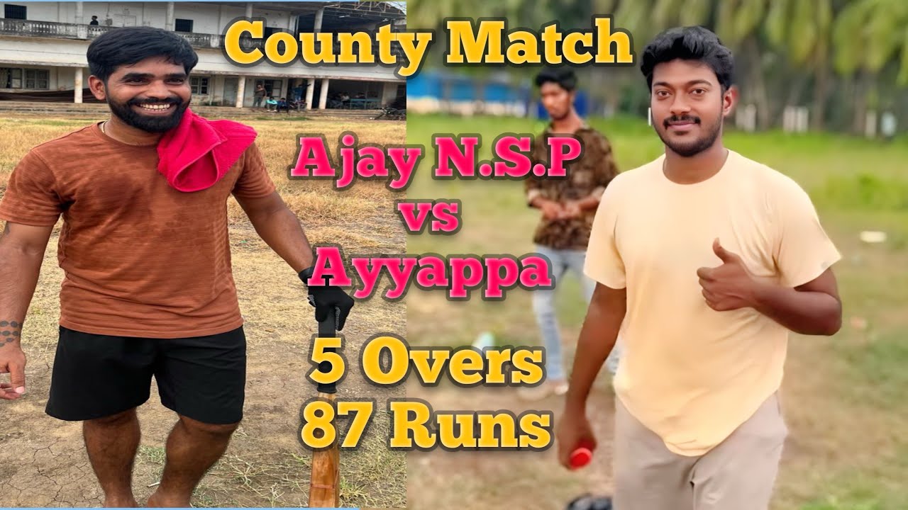 30 Balls 87 Runs || County Match || 